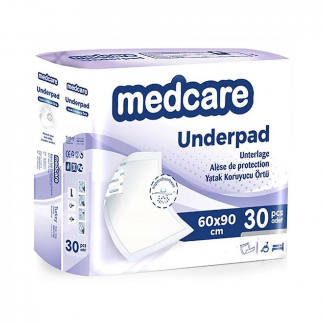 MEDCARE Yatak Koruyucu Mega Paketi 60x90 30 Adet