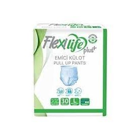 Flexilife Plus Ped Emici Külot Yetişkin Hasta Bezi Büyük Boy 30 Lu 1 Paket