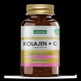 Kolajen + C Vitamini & Hyaluronik Asit 60 Tablet